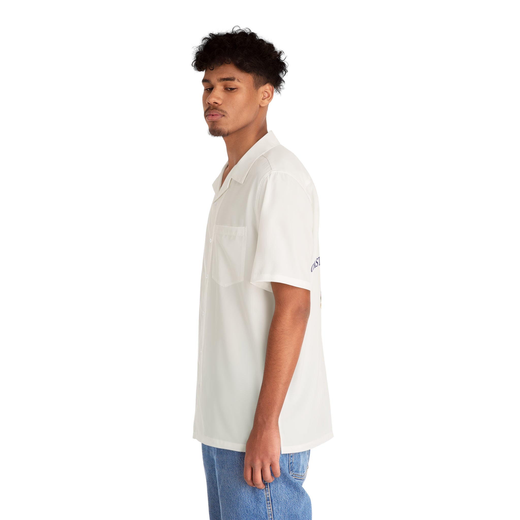 Coastal Movement™ Santorini Dreams Hawaiian Shirt