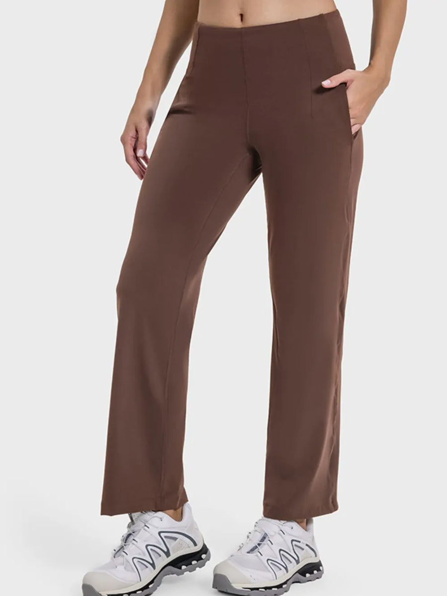 Soleil Pocketed High Waist Active Pants
