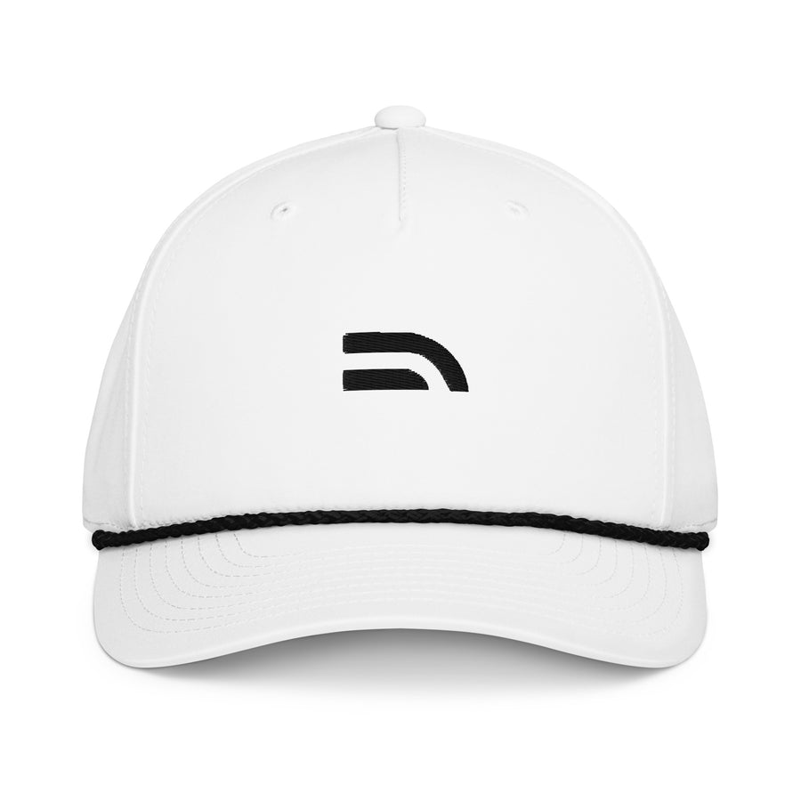 DIOPFIT Classic Rope Cap – White & Black