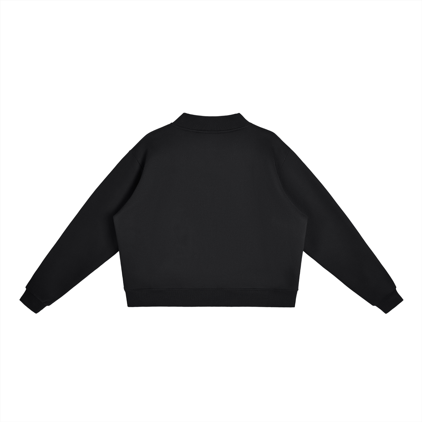 Essential Mock-Neck Fleece Crew