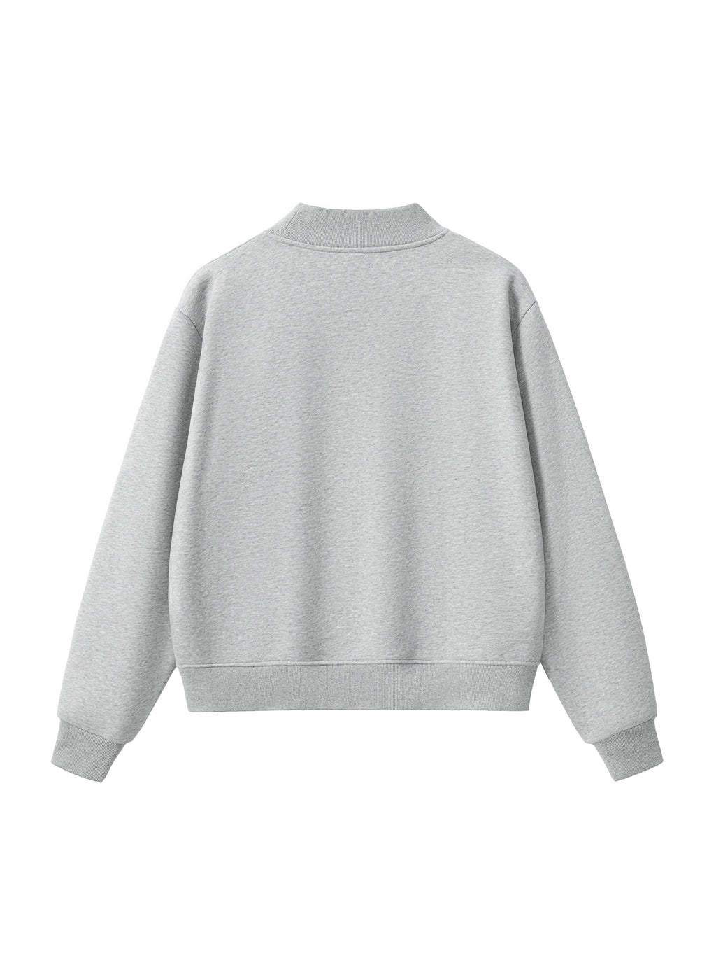 Essential Mock-Neck Fleece Crew