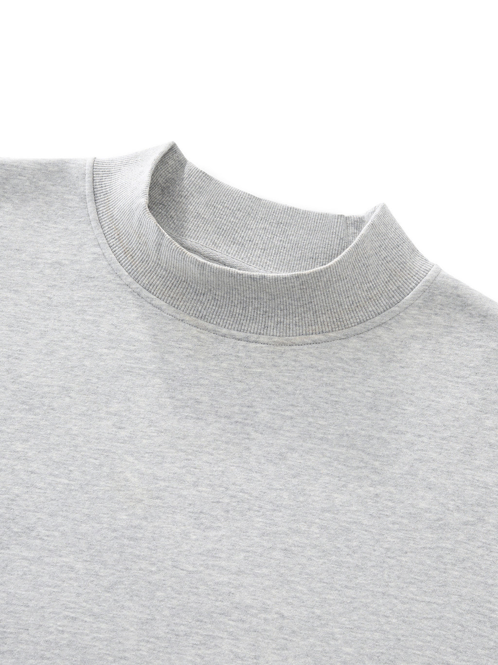 Essential Mock-Neck Fleece Crew