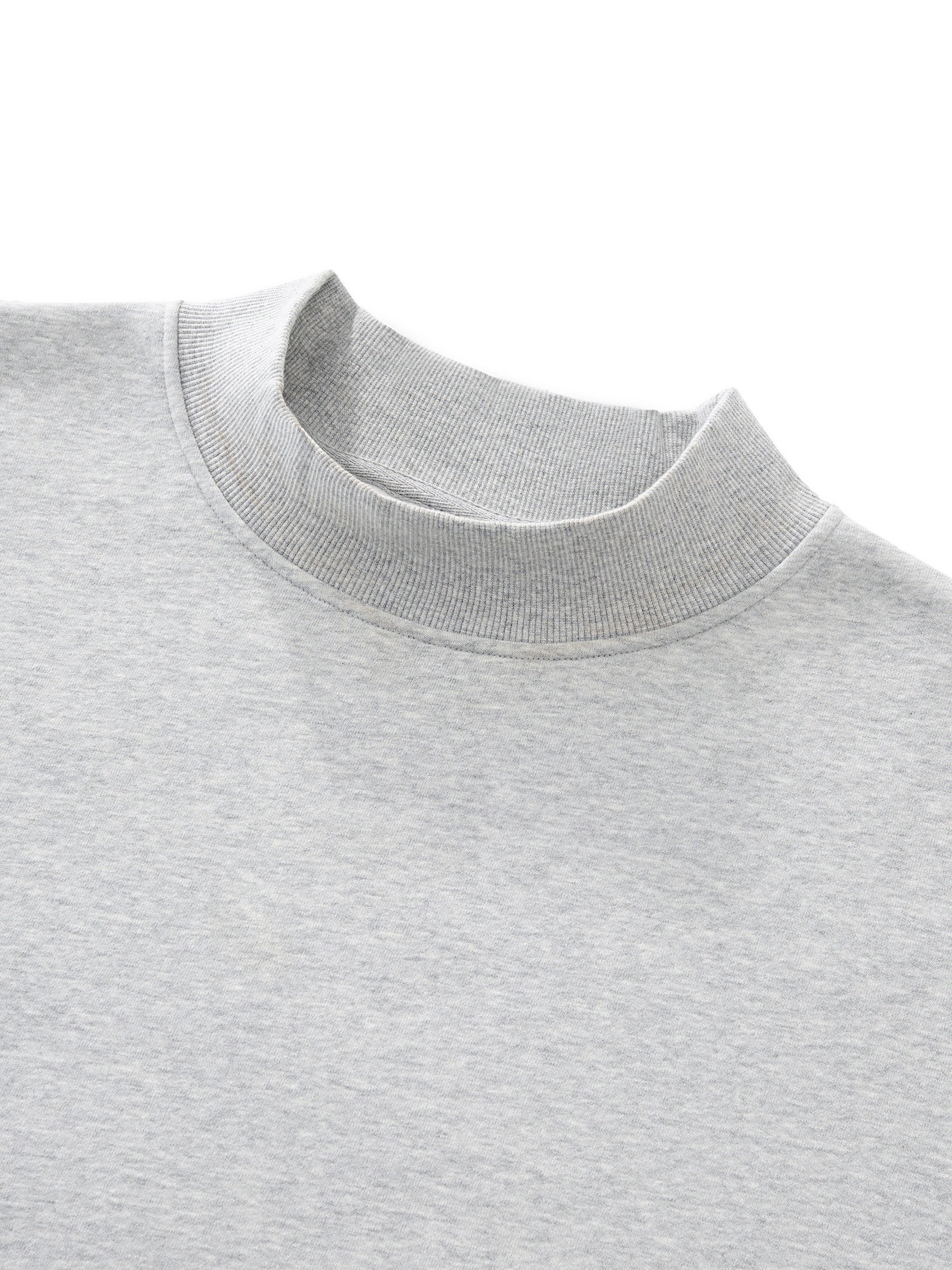 Essential Mock-Neck Fleece Crew