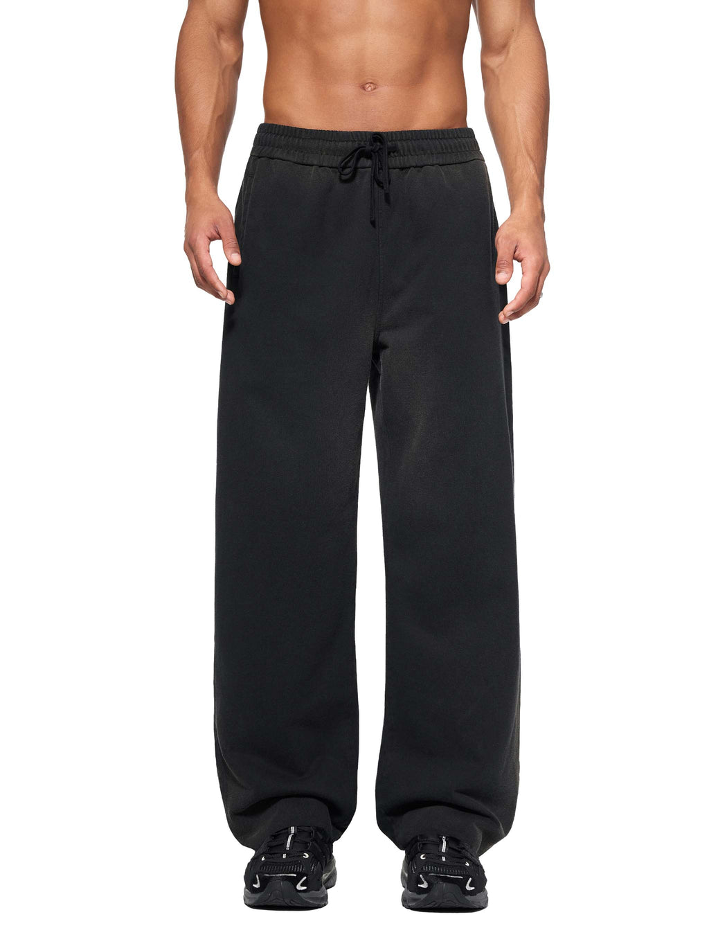 Sun-Drift Raw Edge Sweatpants