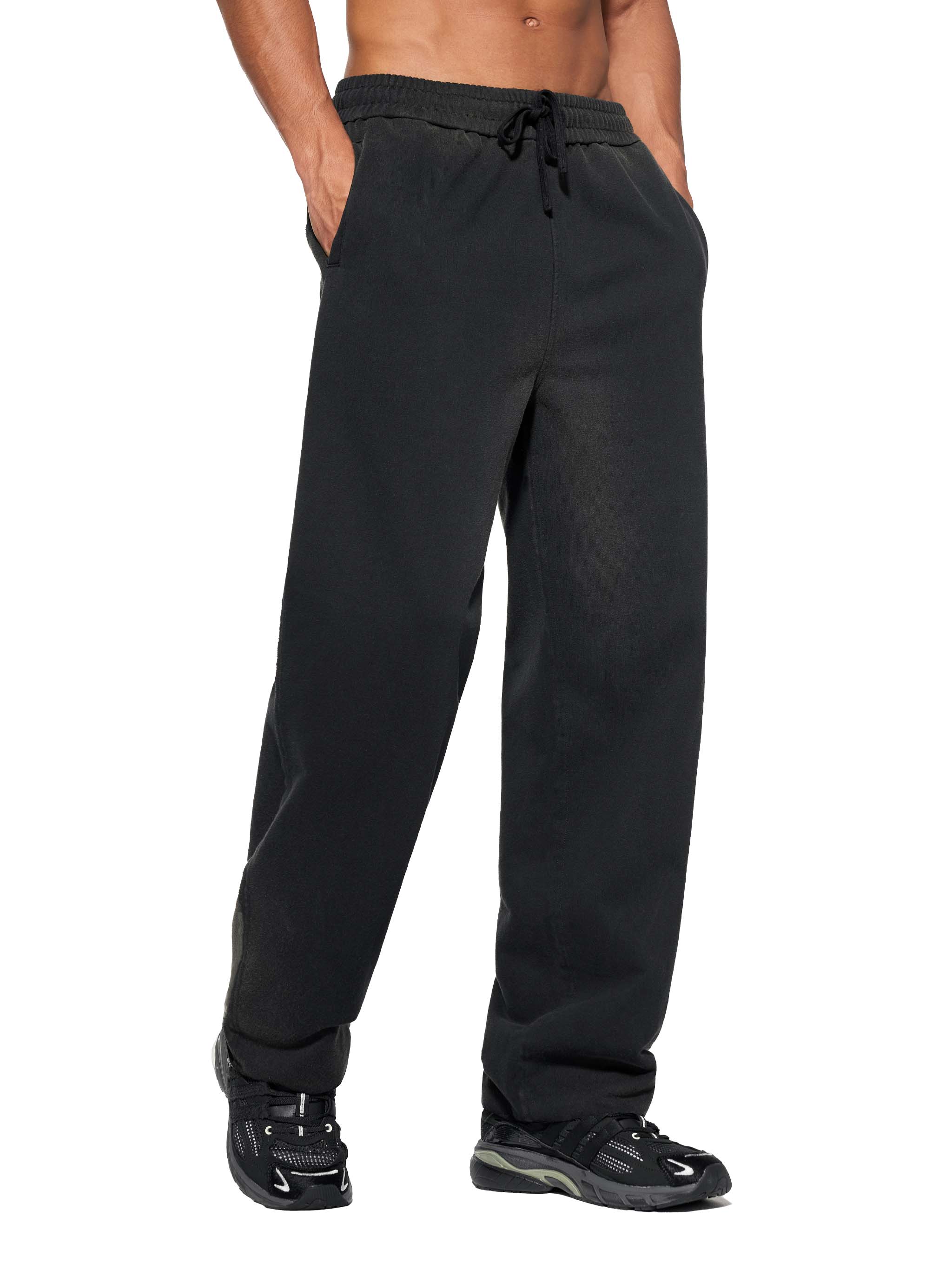 Sun-Drift Raw Edge Sweatpants